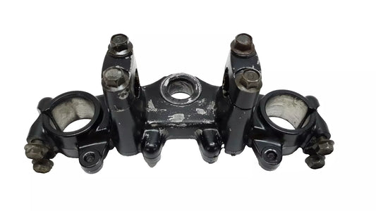 Té de fourche supérieur Yamaha DT125LC 1987 n°7 Réf : 34X-23435-00-98
