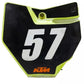 Plaque phare KTM 125 SX 1999 Réf : 5030800700004