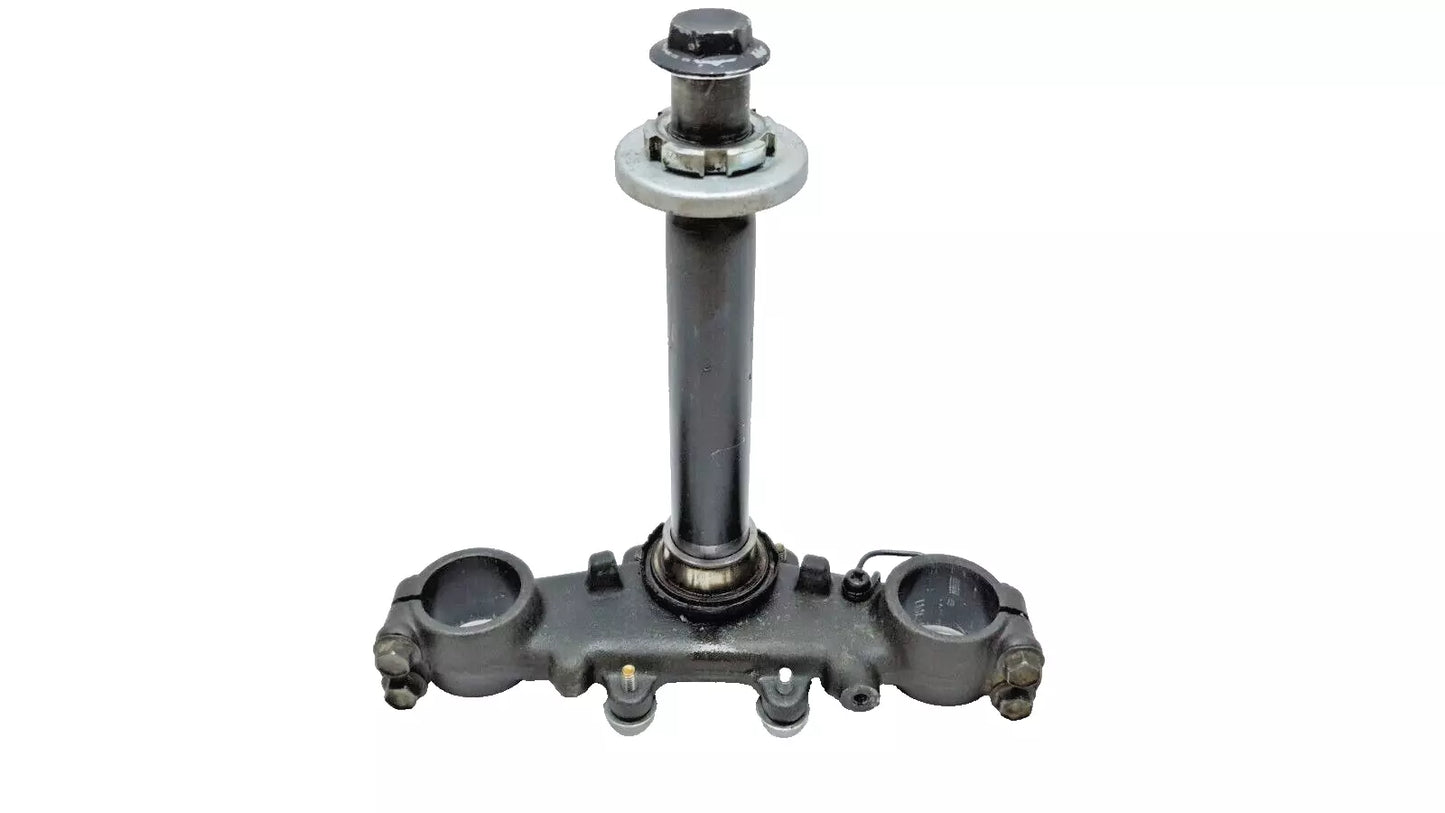Té de fourche inférieur Yamaha DT125LC 1987 n°7 Réf : 53V-23340-00-90