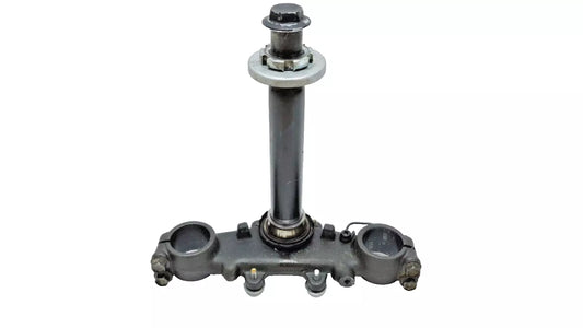 Té de fourche inférieur Yamaha DT125LC 1987 n°7 Réf : 53V-23340-00-90