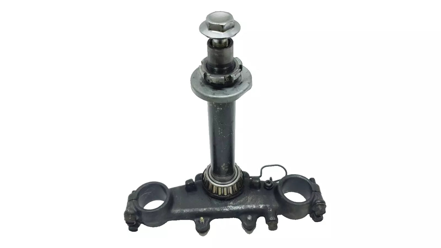 Té de fourche inférieur Yamaha DT125LC 1987 n°10 Réf : 53V-23340-00-90