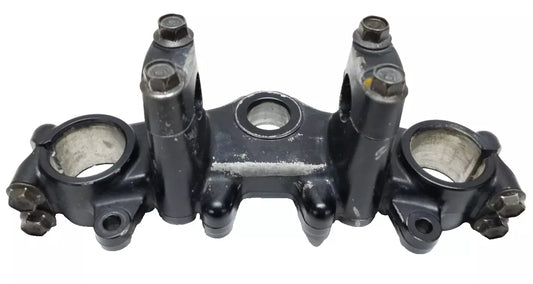 Té de fourche supérieur Yamaha DT125LC 1987 n°5 Réf : 34X-23435-00-98