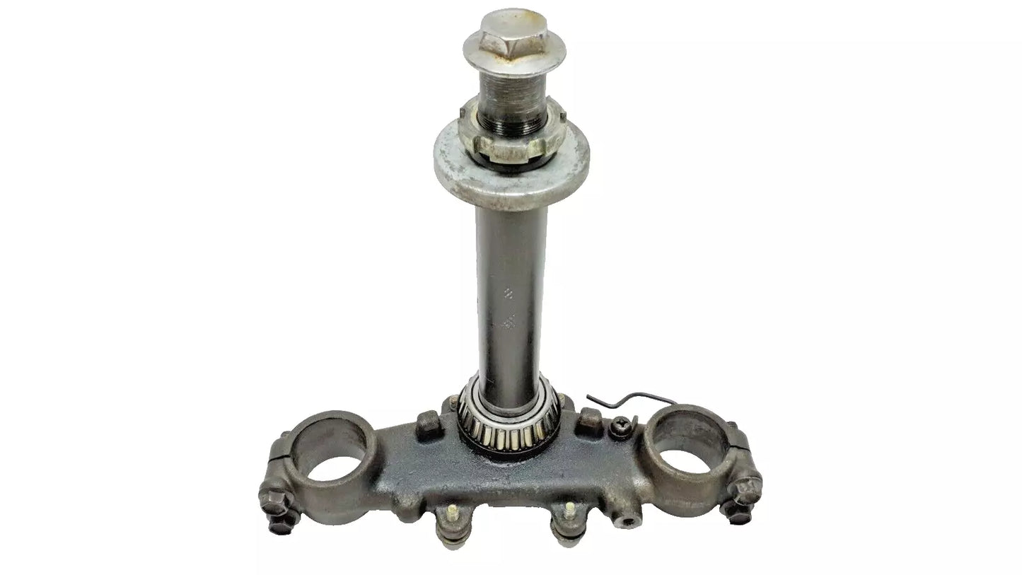 Té de fourche inférieur Yamaha DT125LC 1987 n°6 Réf : 53V-23340-00-90