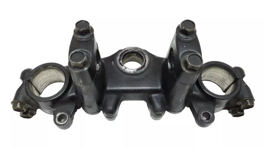 Té de fourche supérieur Yamaha DT125LC 1987 n°12 Réf : 34X-23435-00-98