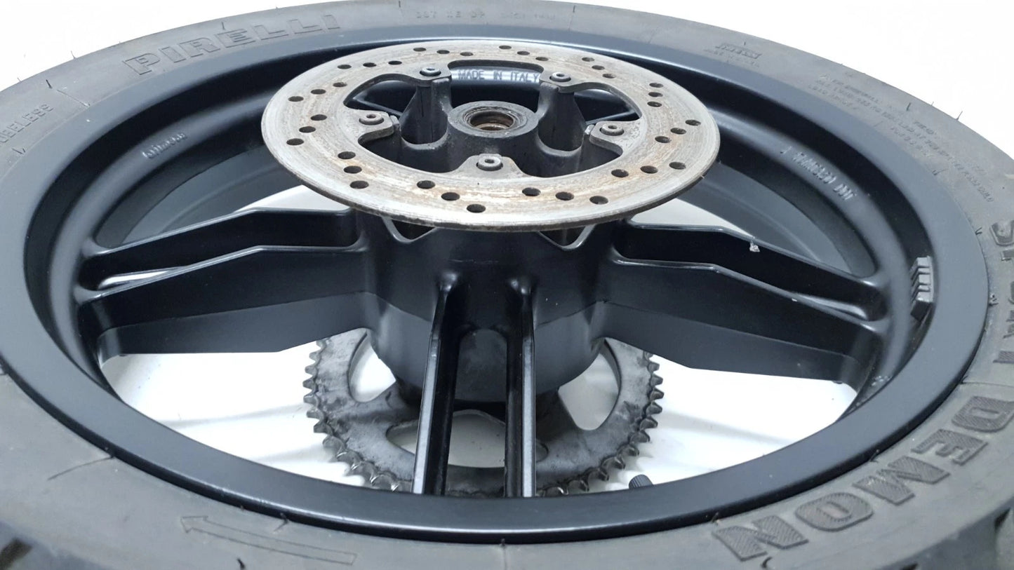 Roue arrière Yamaha TZR 50 2008 n°4 Réf : 5WXF53702000