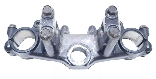 Té de fourche supérieur Yamaha DT125LC 1987 n°17 Réf : 34X-23435-00-98