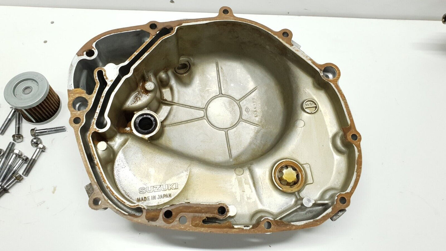 Carter d'embrayage Suzuki GN 125 2001 Réf : 11340-0503-000 Clutch cover