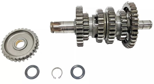 Arbre secondaire Yamaha DT125LC 1987 n°5 Réf : 10V-17421-00-00
