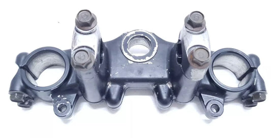Té de fourche supérieur Yamaha DT125LC 1987 n°16 Réf : 34X-23435-00-98