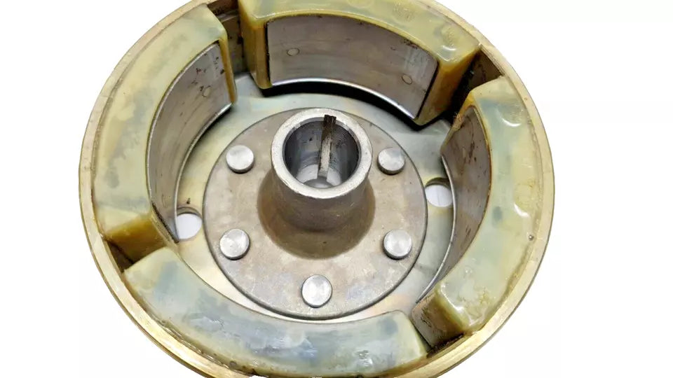 Rotor d'allumage Yamaha DT125LC 1987 n°5 Réf : 34X-85550-M1-00