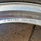 Roue arrière Honda CB125T 1978 n°2 Réf : 42701-399-003