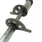 Axe de roue arrière Yamaha DT125LC 1987 n°8 Réf 37F-25381-00-00