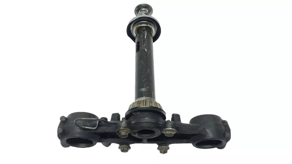 Té de fourche inférieur Yamaha DT125LC 1987 n°10 Réf : 53V-23340-00-90