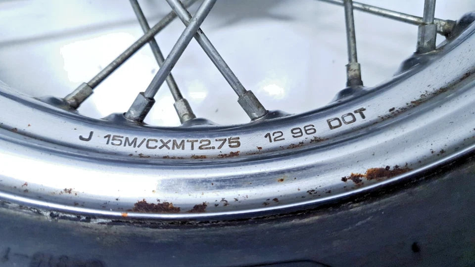 Roue arrière Yamaha XV 125 Virago 2000 Réf : 944271560000