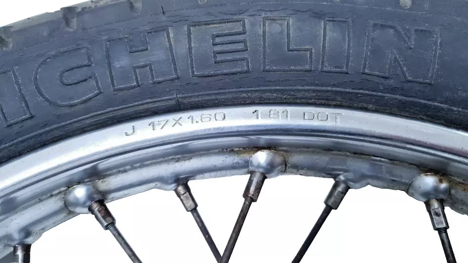 Roue avant Honda CM 125 T 1981 Réf : 44701-419-671