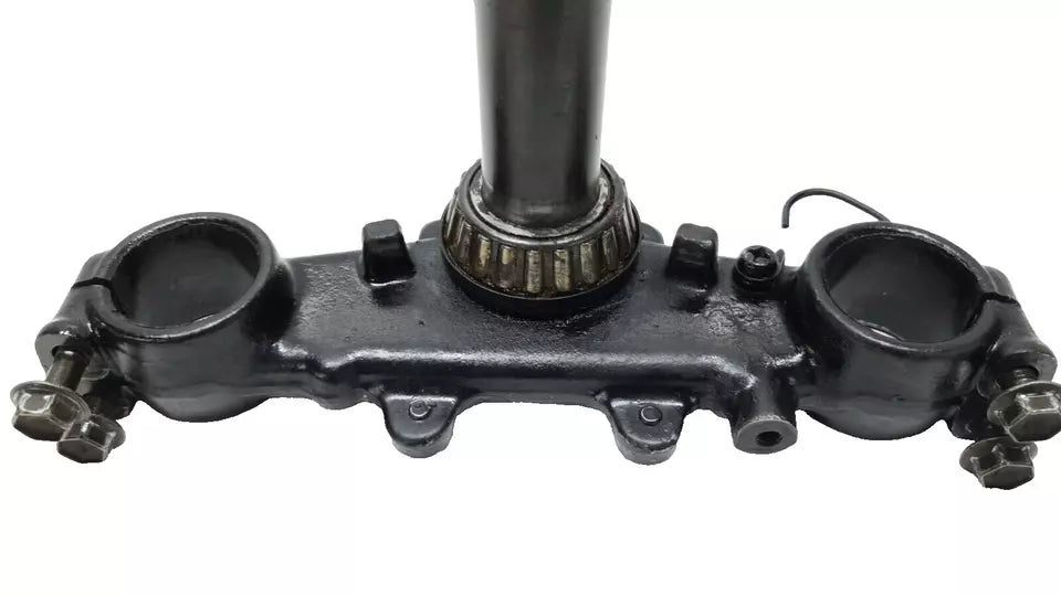Té de fourche inférieur Yamaha DT125LC 1987 n°3 Réf : 53V-23340-00-90