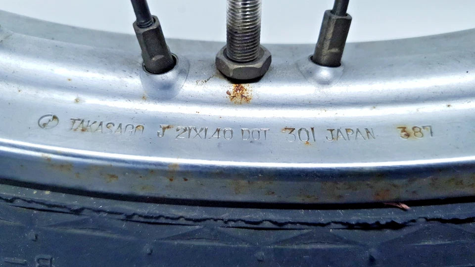 Roue avant Kawasaki KMX 125 1988 Réf : 410251204