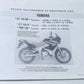 Revue technique Yamaha TDR 125 1990