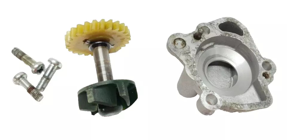 Pompe à eau complète Yamaha DT125LC 1987 n°9 Réf : 10V-12450-00-00