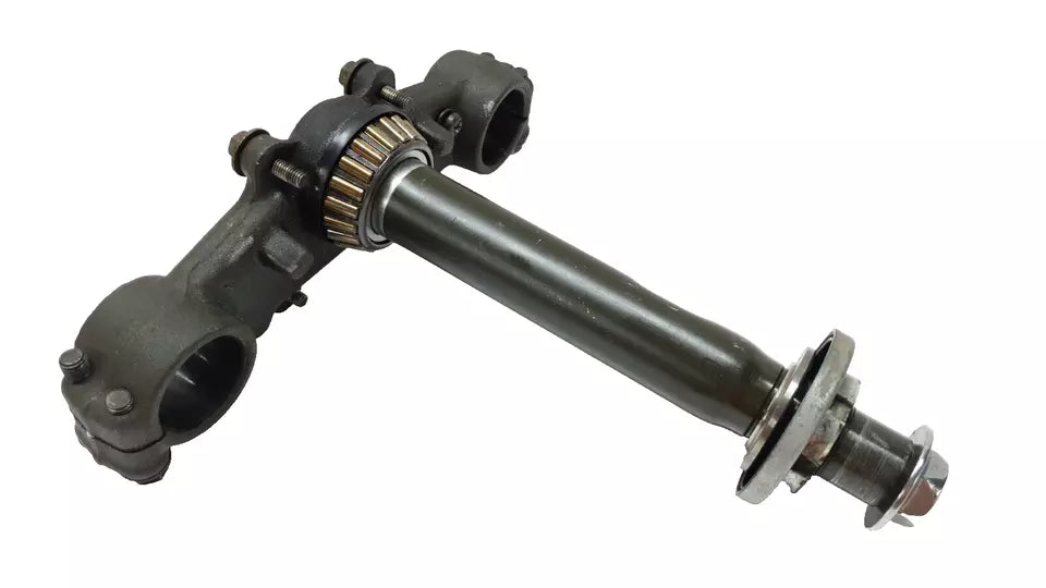 Té de fourche inférieur Yamaha DT125LC 1987 n°9 Réf : 53V-23340-00-90