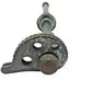 Axe de roue arrière Yamaha DT125LC 1987 n°10 Réf 37F-25381-00-00