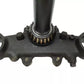 Té de fourche inférieur Yamaha DT125LC 1987 n°9 Réf : 53V-23340-00-90