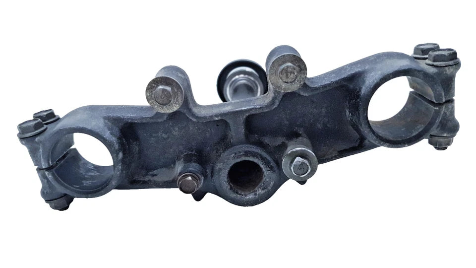 Té de fourche inférieur Kawasaki KMX 125 1988 Réf : 440371202