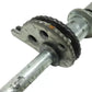 Axe de roue arrière Yamaha DT125LC 1987 n°11 Réf 37F-25381-00-00
