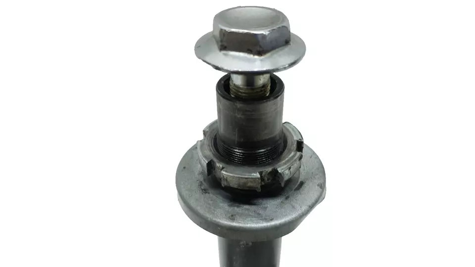Té de fourche inférieur Yamaha DT125LC 1987 n°10 Réf : 53V-23340-00-90