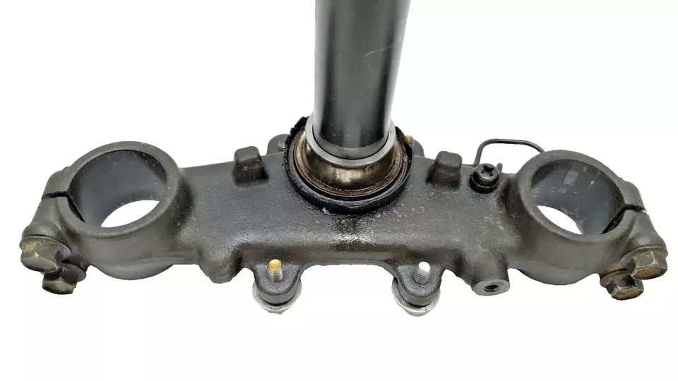 Té de fourche inférieur Yamaha DT125LC 1987 n°7 Réf : 53V-23340-00-90
