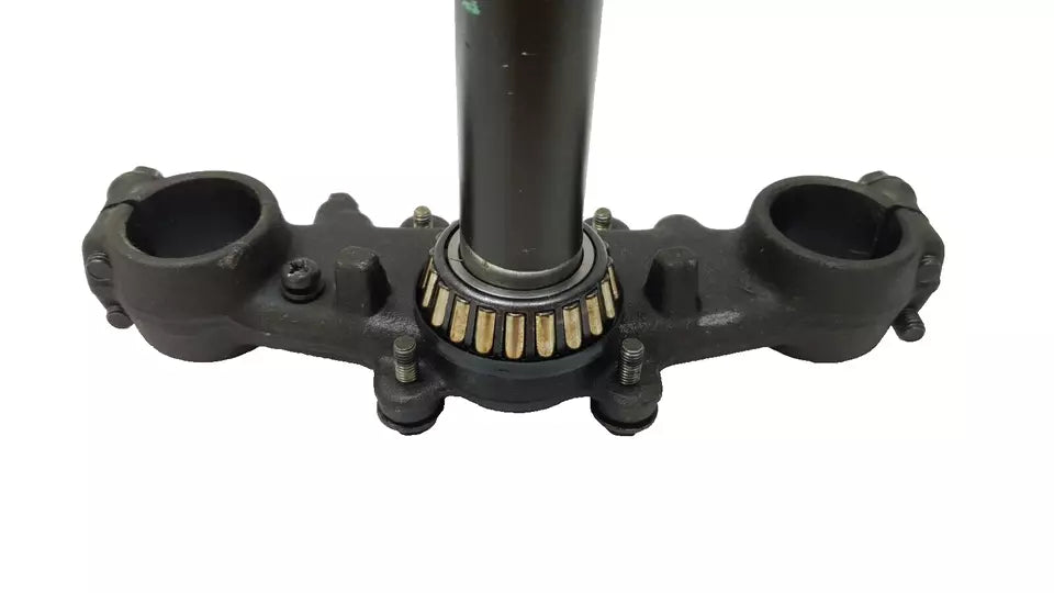 Té de fourche inférieur Yamaha DT125LC 1987 n°9 Réf : 53V-23340-00-90