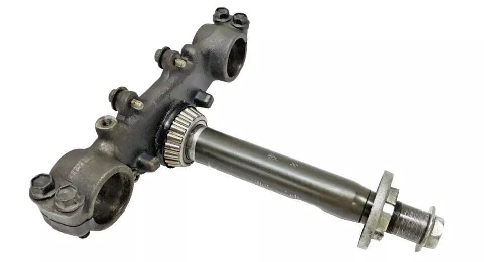 Té de fourche inférieur Yamaha DT125LC 1987 n°6 Réf : 53V-23340-00-90