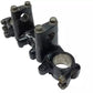 Té de fourche supérieur Yamaha DT125LC 1987 n°9 Réf : 34X-23435-00-98