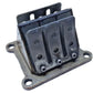 Boite à clapets Yamaha DT125R 1997 n°2 Réf : 3MB136100000