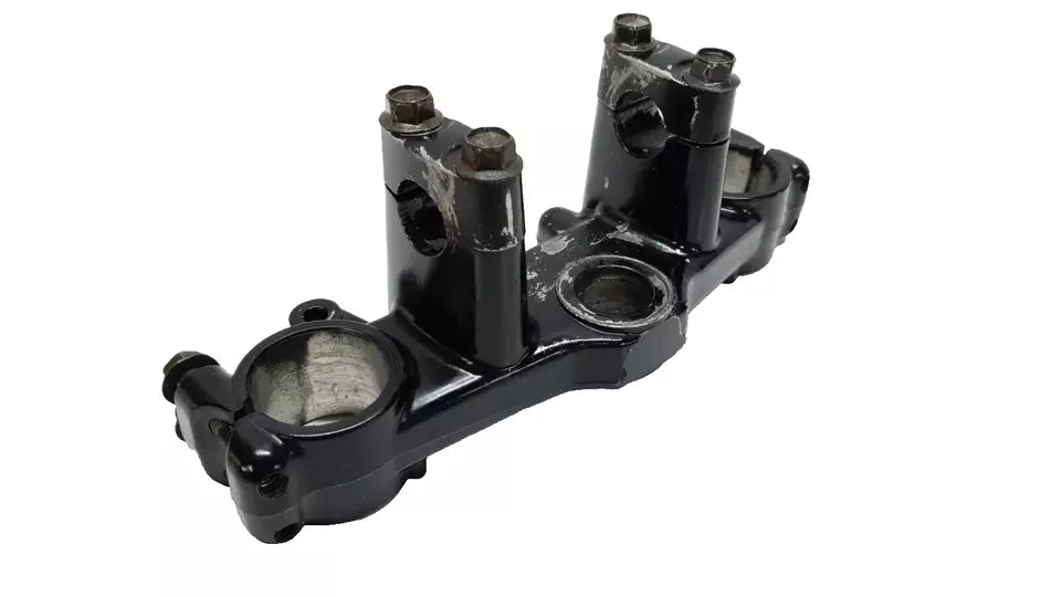 Té de fourche supérieur Yamaha DT125LC 1987 n°7 Réf : 34X-23435-00-98
