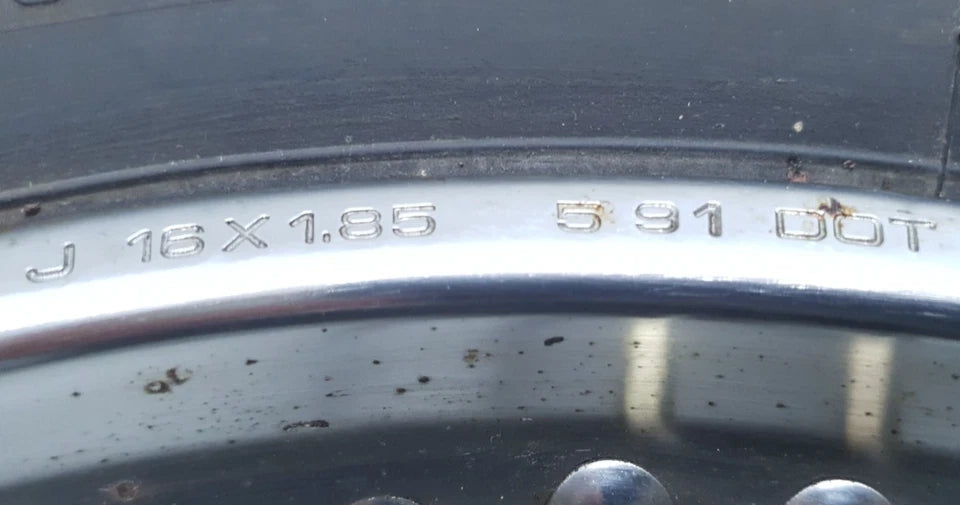 Roue arrière Yamaha SR 125 1993 Réf : 944181650600