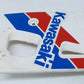 Ouie de radiateur gauche Kawasaki KMX 125 1988 Réf : 4908950476F