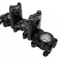 Té de fourche supérieur Yamaha DT125LC 1987 n°7 Réf : 34X-23435-00-98