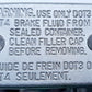 Maître cylindre de frein avant Honda CA 125 Rebel 1997 Réf : 45510-KEB-620