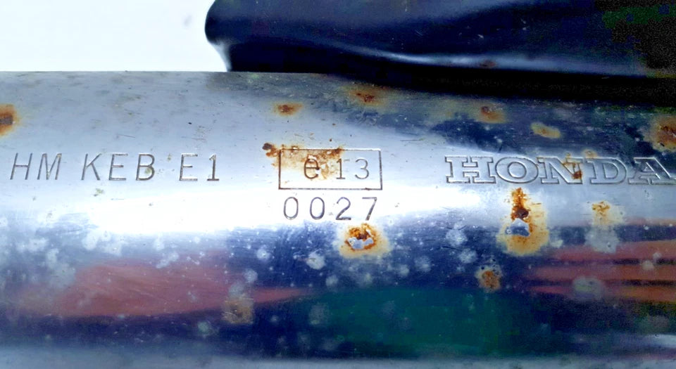 Ligne d'échappement droite Honda CA 125 Rebel 1997 Réf : 18300-KEB-900