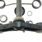 Té de fourches inférieur Kawasaki 1000 GTR 1986 Réf : 44037-1198