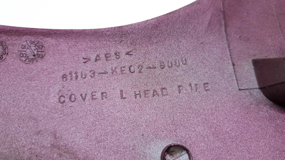 Carénage avant gauche Kymco Zing 125 1997 Réf : 61103KEC2900BJP