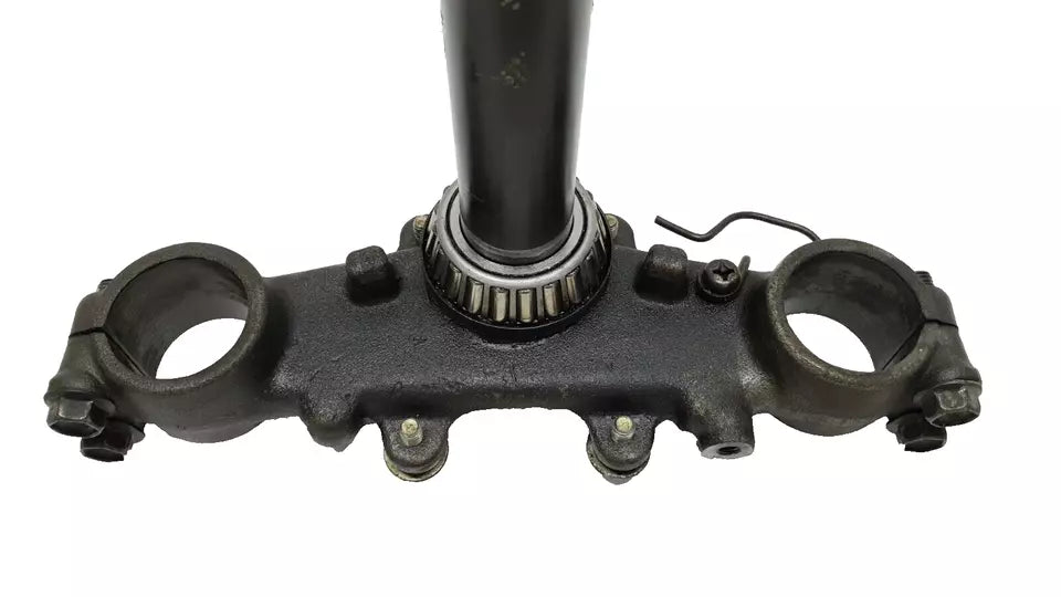 Té de fourche inférieur Yamaha DT125LC 1987 n°6 Réf : 53V-23340-00-90