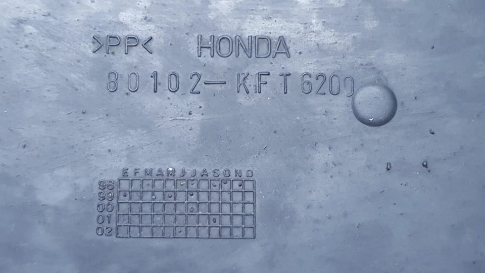 Garde boue arrière Honda CLR 125 CityFly 2001 Réf : 80102-KFT-620