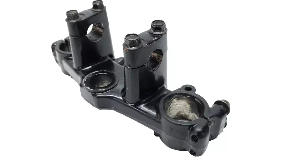 Té de fourche supérieur Yamaha DT125LC 1987 n°3 Réf : 34X-23435-00-98
