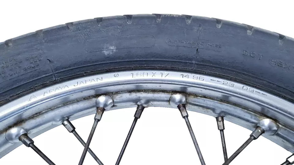 Roue avant Honda CM 125 T 1981 Réf : 44701-419-671