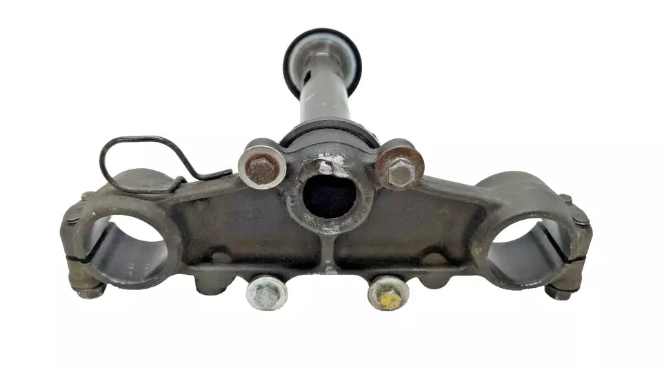 Té de fourche inférieur Yamaha DT125LC 1987 n°7 Réf : 53V-23340-00-90
