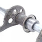 Axe de roue arrière Yamaha DT125LC 1987 n°17 Réf 37F-25381-00-00