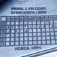 Carénages de compteur Honda CBF 125 2010 Réf : 61330-KWF-900