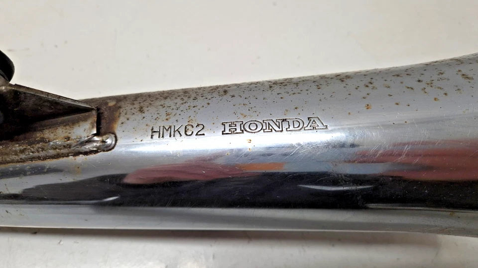 Ligne d'échappement gauche Honda CM 125 Custom 1995 Réf : 18400-KC2-770